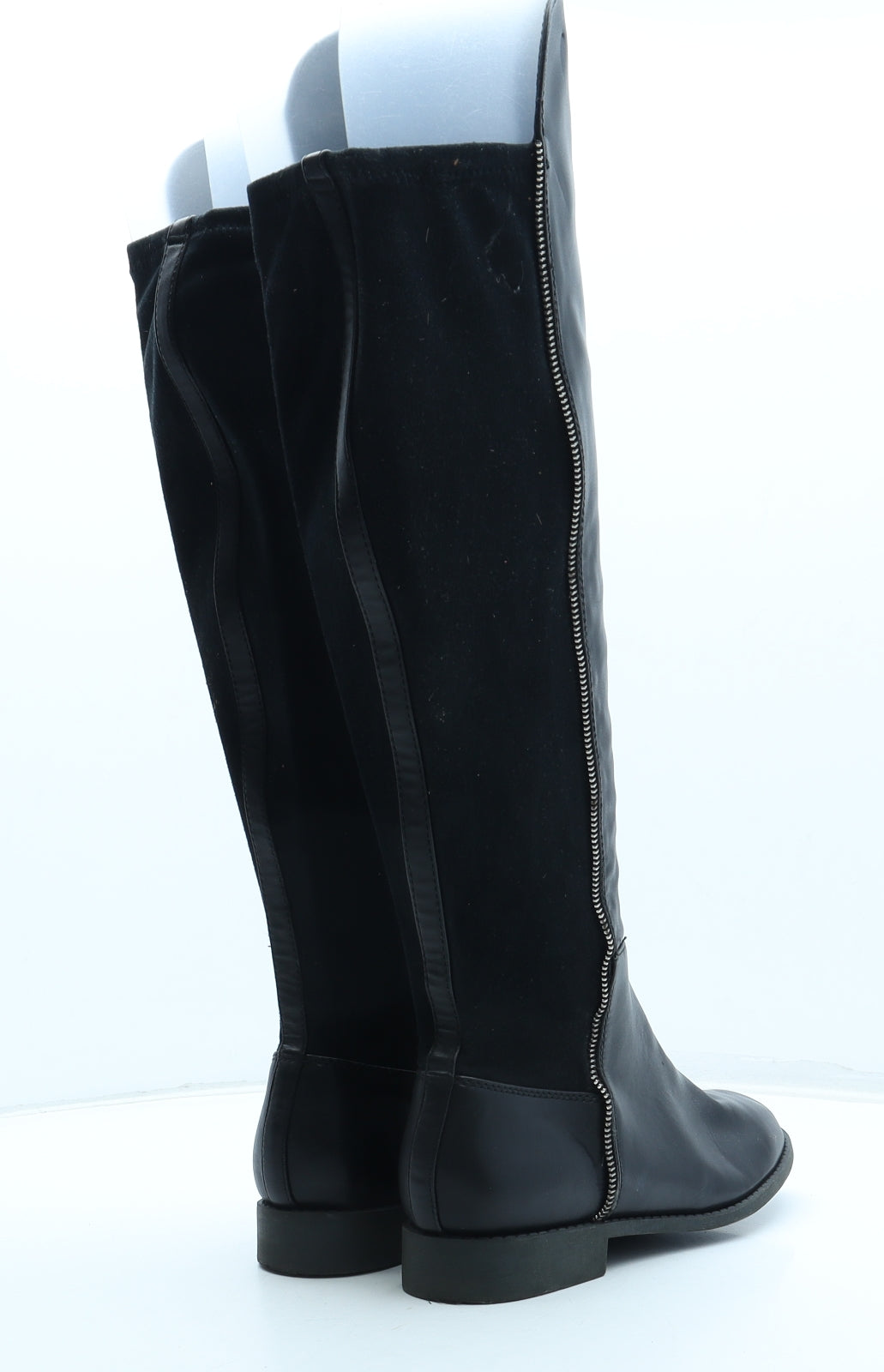 Matalan Womens Black Polyester Bootie Boot UK