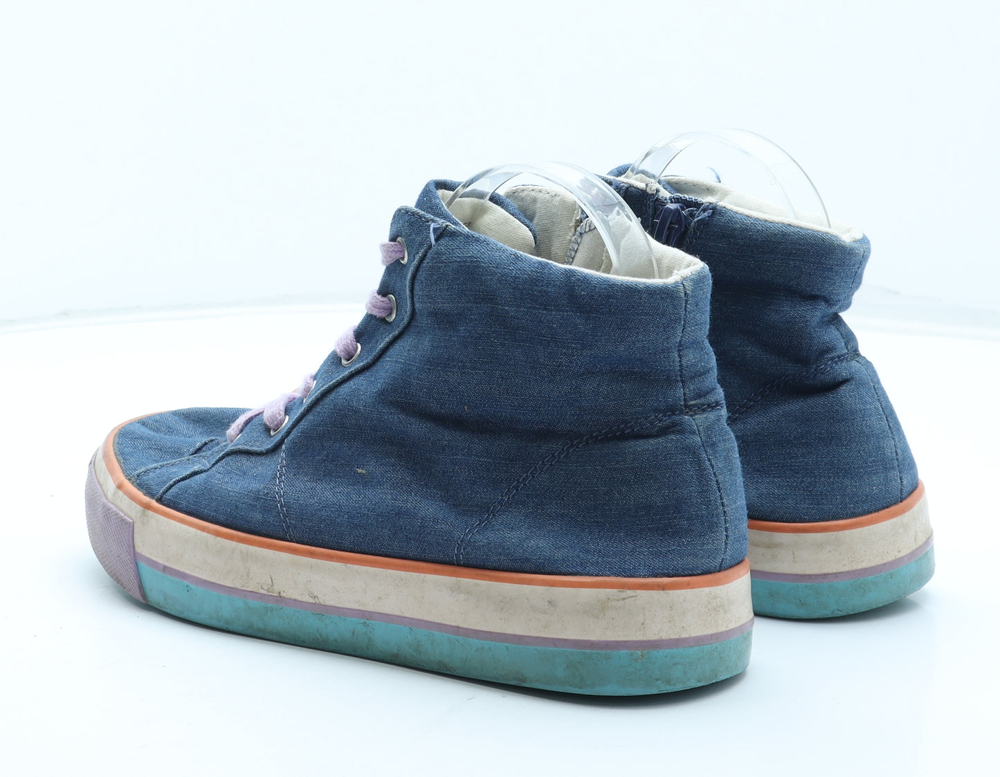 Marks and Spencer Womens Multicoloured Colourblock Cotton Trainer UK