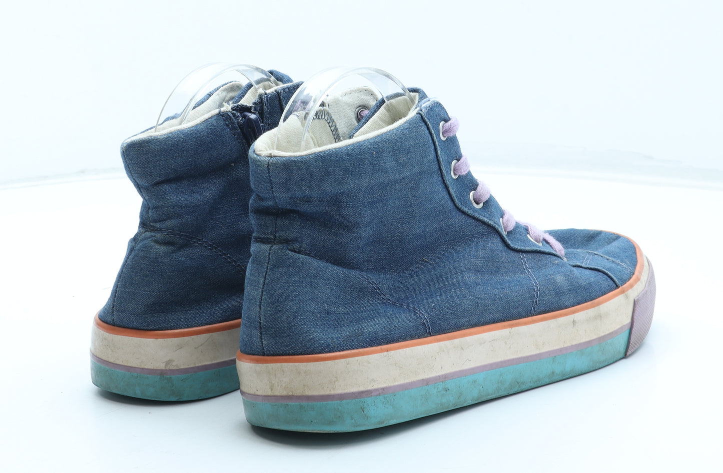 Marks and Spencer Womens Multicoloured Colourblock Cotton Trainer UK