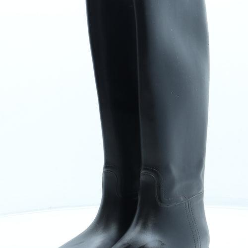 Dublin Womens Black Rubber Wellies Boot UK