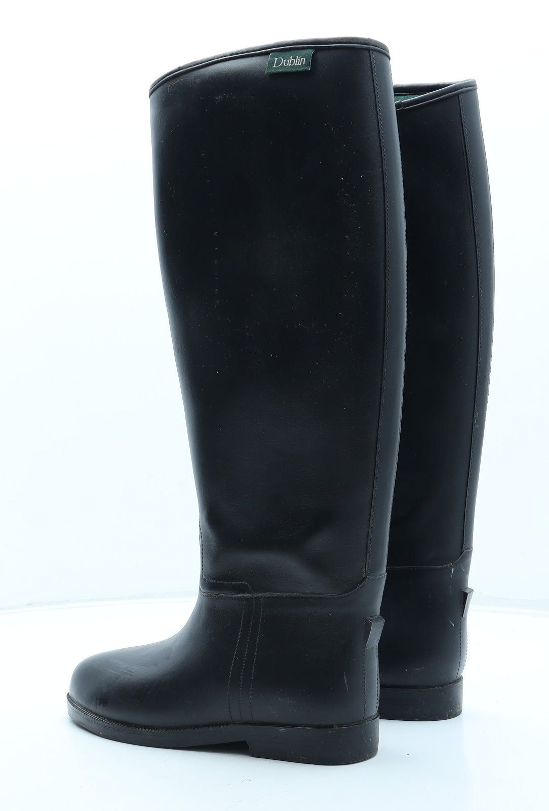Dublin Womens Black Rubber Wellies Boot UK