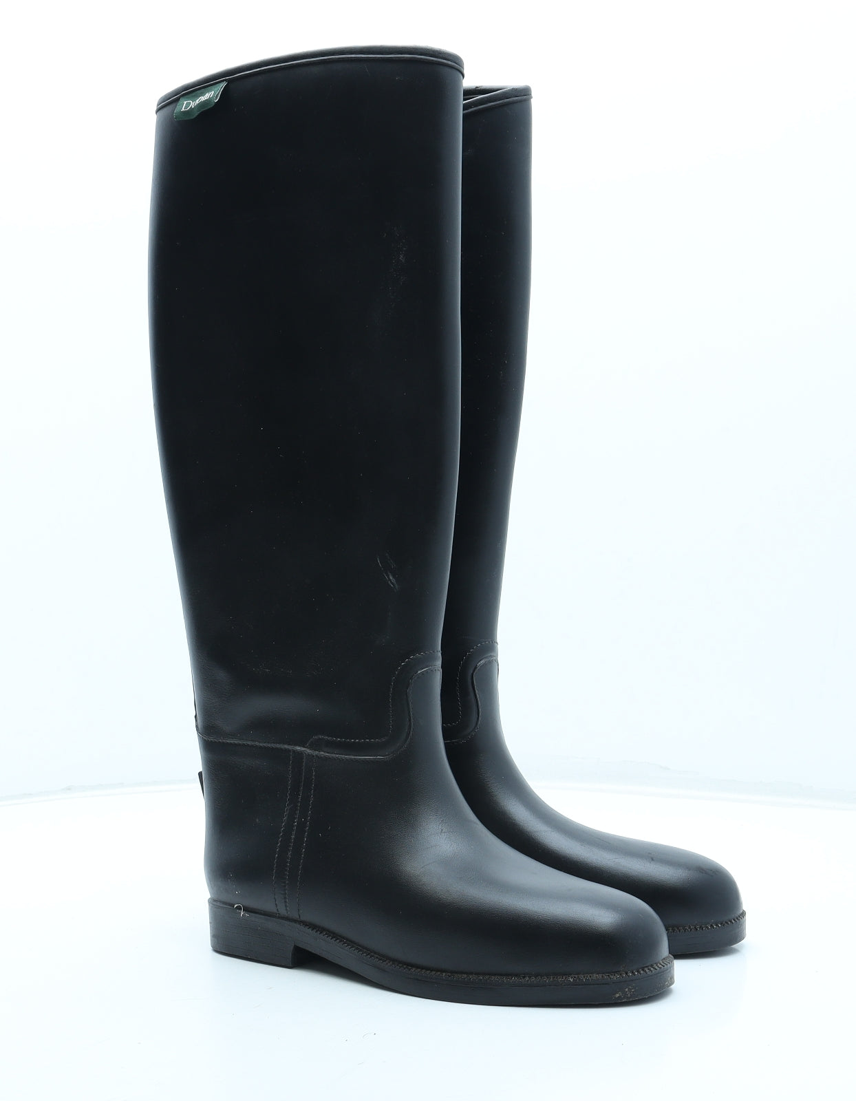 Dublin Womens Black Rubber Wellies Boot UK