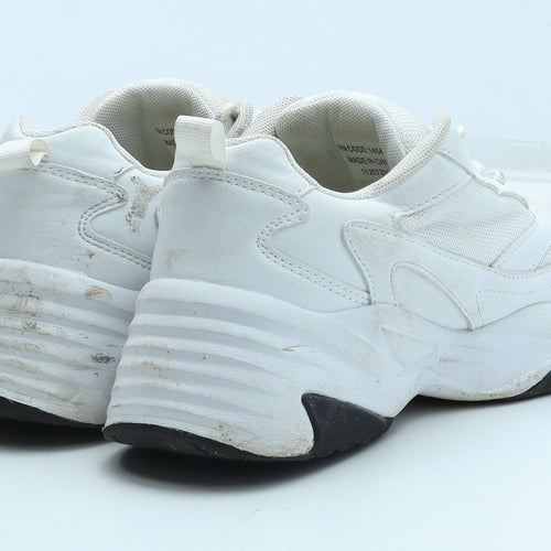 Primark Mens White Polyester Trainer UK 7