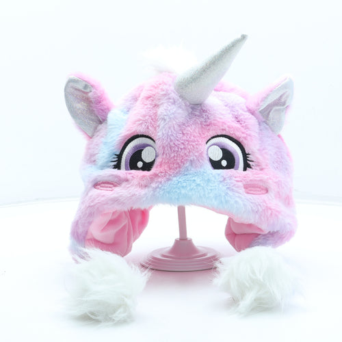 DREAMER Girls Multicoloured Acrylic Winter Hat One Size - Unicorn