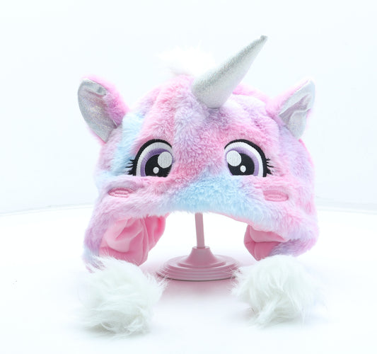 DREAMER Girls Multicoloured Acrylic Winter Hat One Size - Unicorn