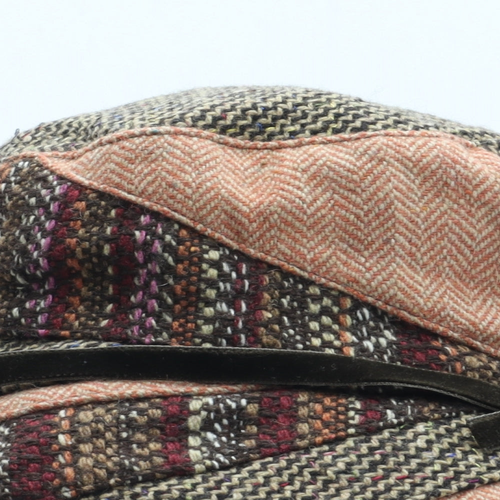 Accessorize Womens Multicoloured Herringbone Viscose Bucket Hat One Size