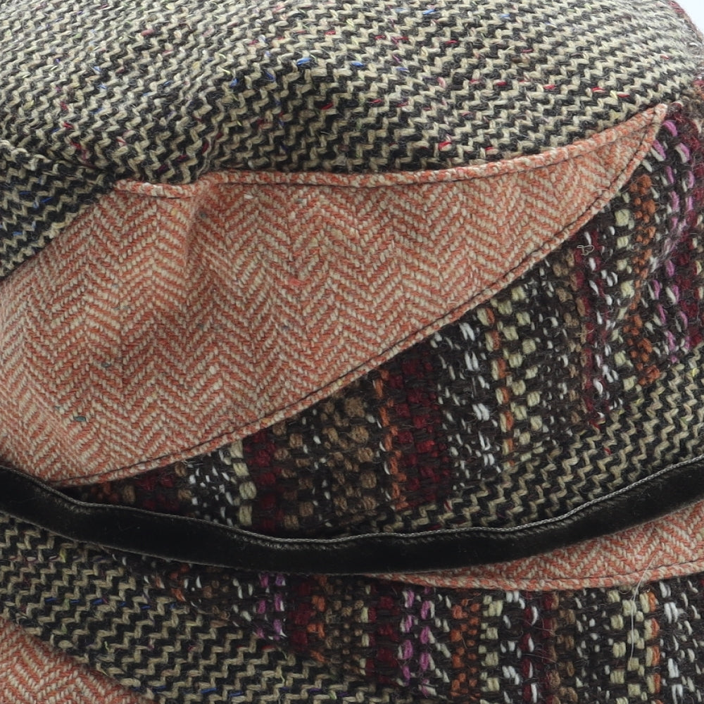 Accessorize Womens Multicoloured Herringbone Viscose Bucket Hat One Size