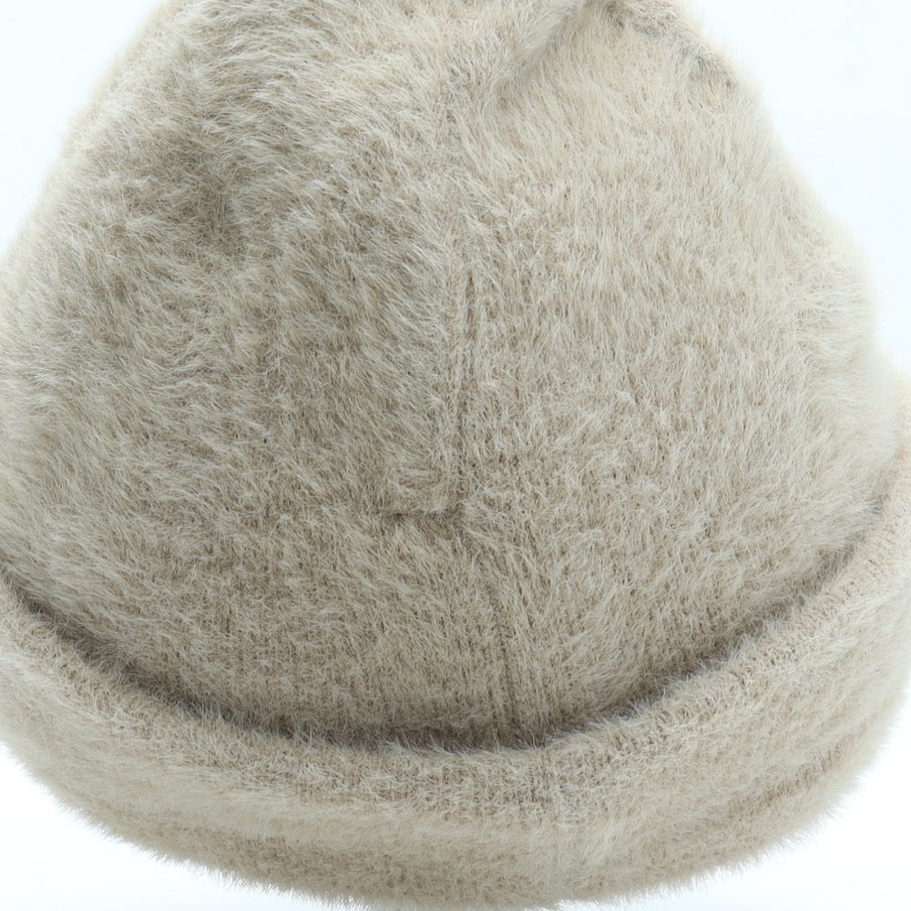 NEXT Womens Beige Nylon Beanie One Size