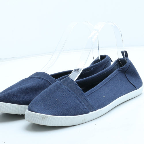 Primark Womens Blue Synthetic Slip On Casual UK
