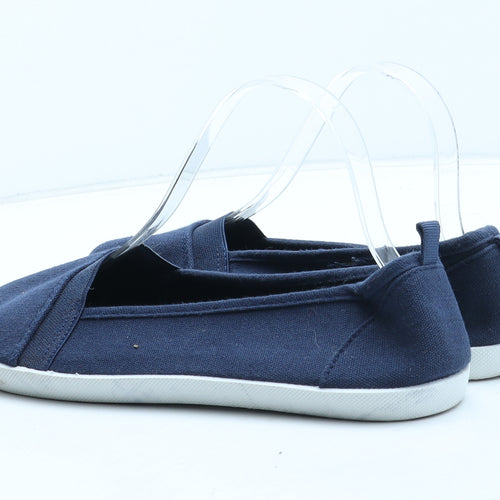 Primark Womens Blue Synthetic Slip On Casual UK