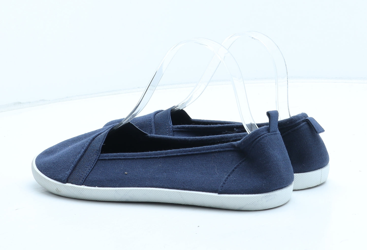 Primark Womens Blue Synthetic Slip On Casual UK