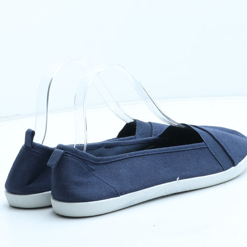 Primark Womens Blue Synthetic Slip On Casual UK