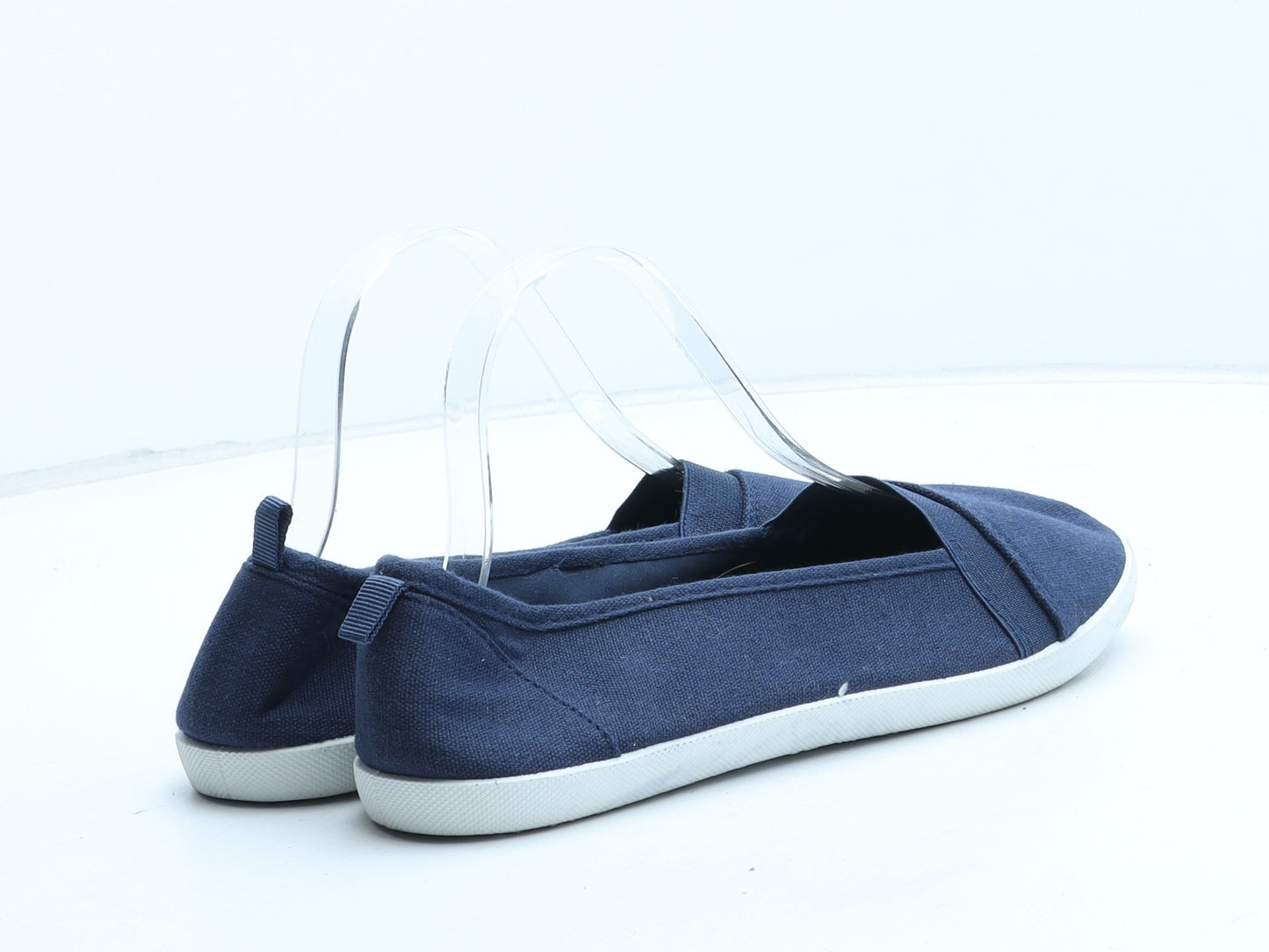Primark Womens Blue Synthetic Slip On Casual UK