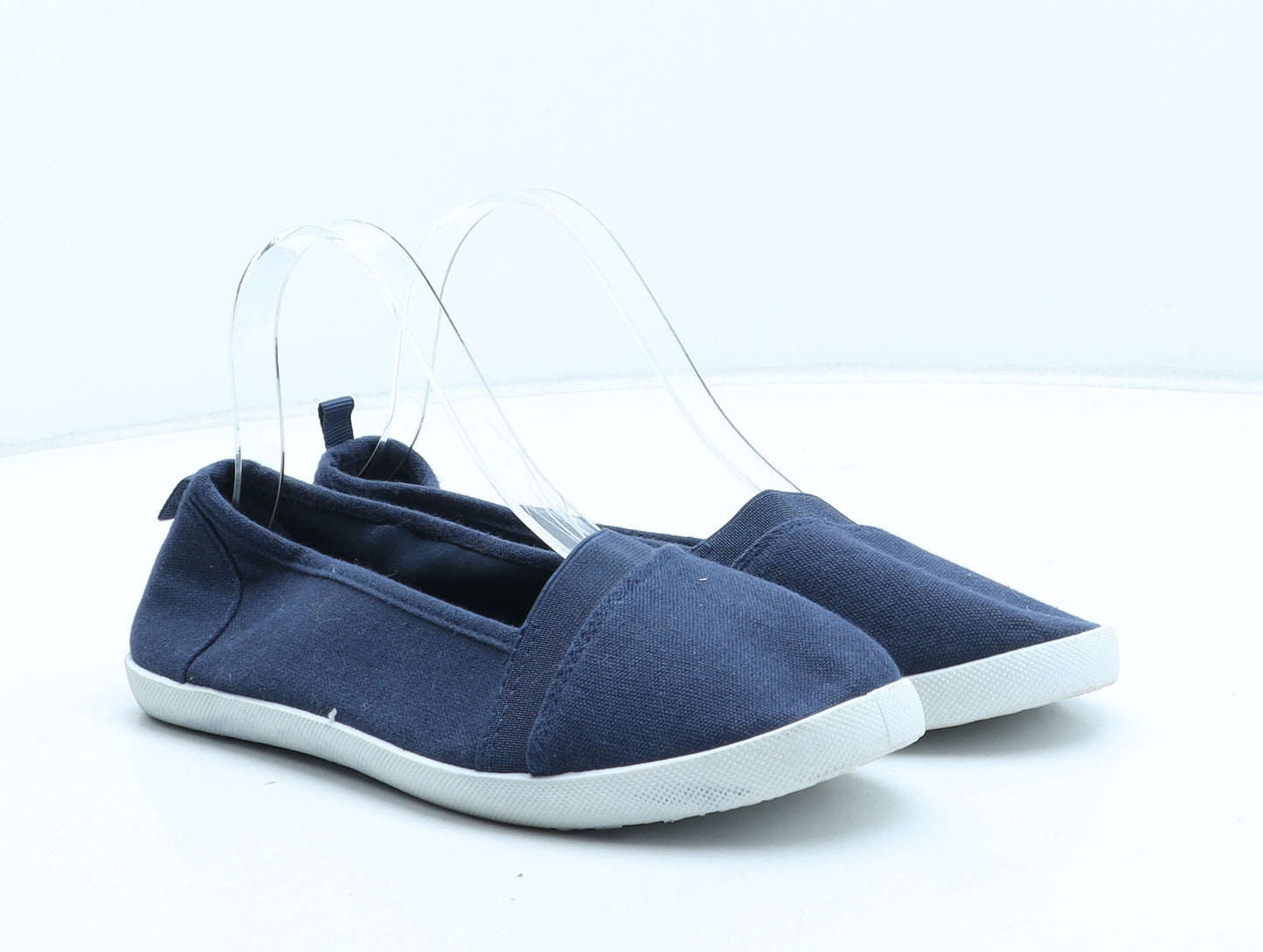 Primark Womens Blue Synthetic Slip On Casual UK
