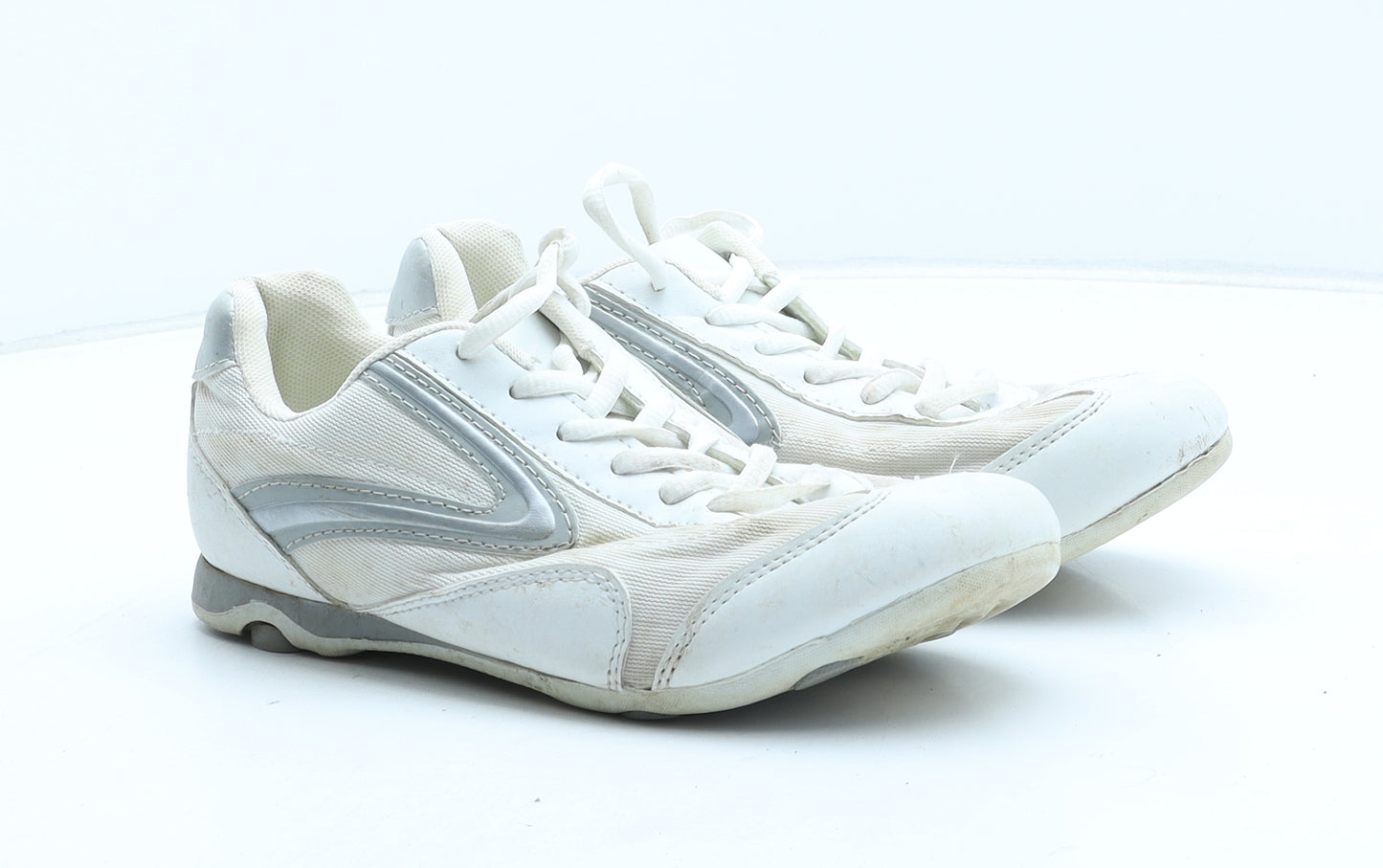 F&F Womens White Synthetic Trainer UK