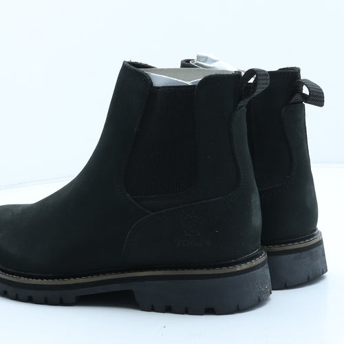 TOG24 Womens Black Leather Chelsea Boot UK