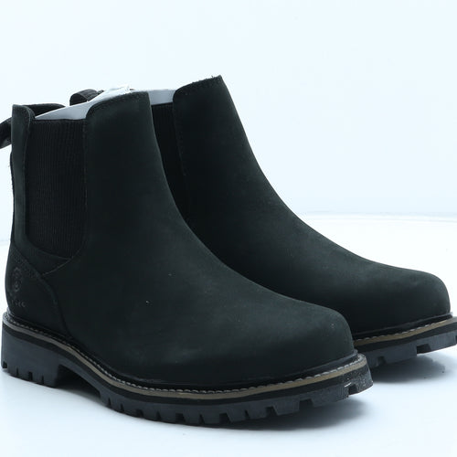 TOG24 Womens Black Leather Chelsea Boot UK