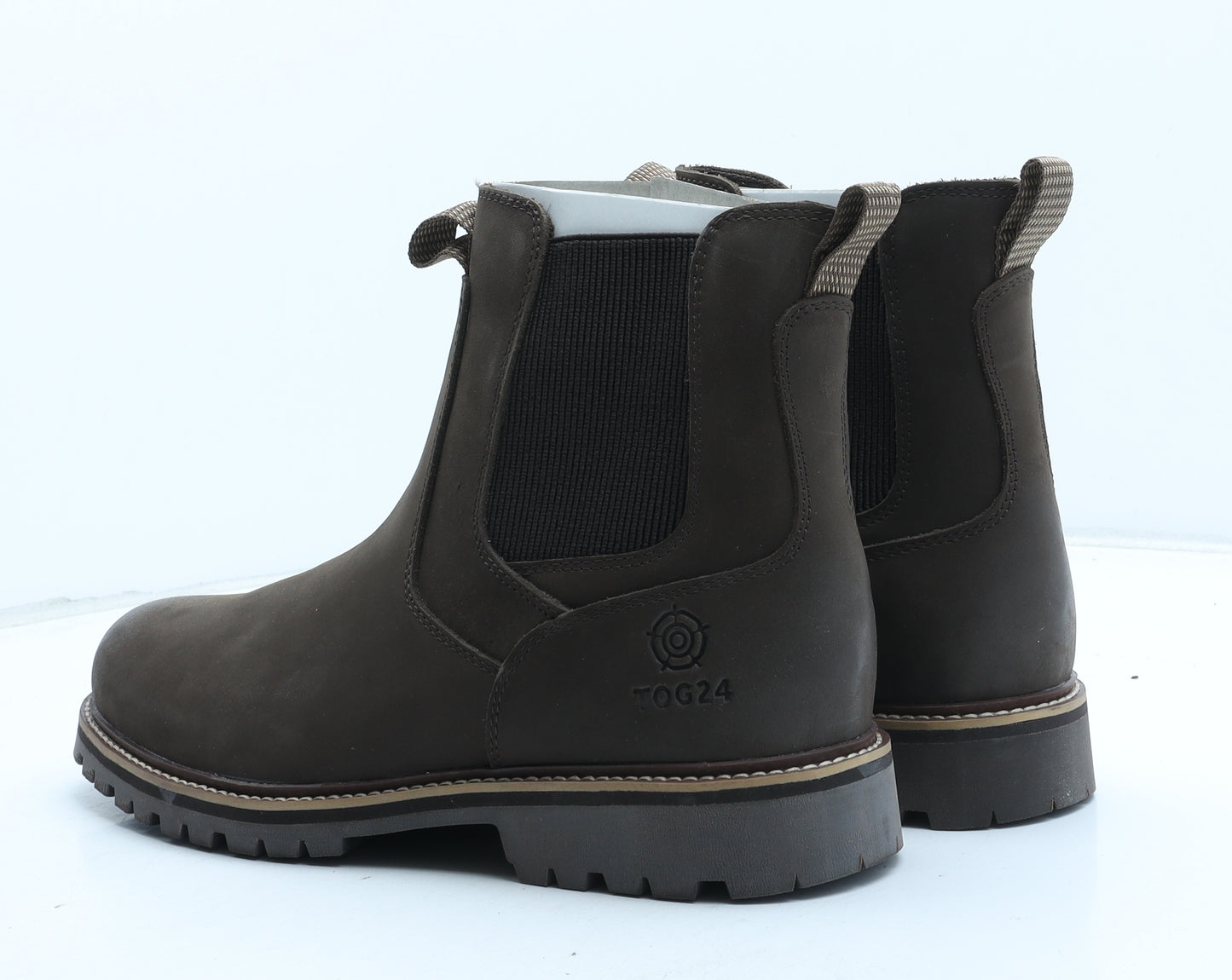 TOG24 Mens Brown Leather Chelsea Boot UK 11