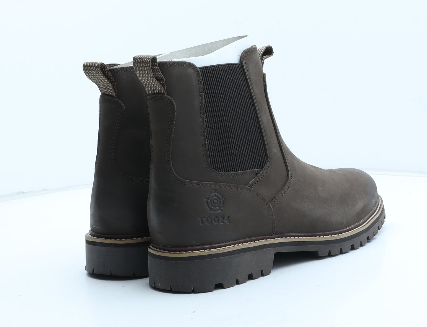TOG24 Mens Brown Leather Chelsea Boot UK 11