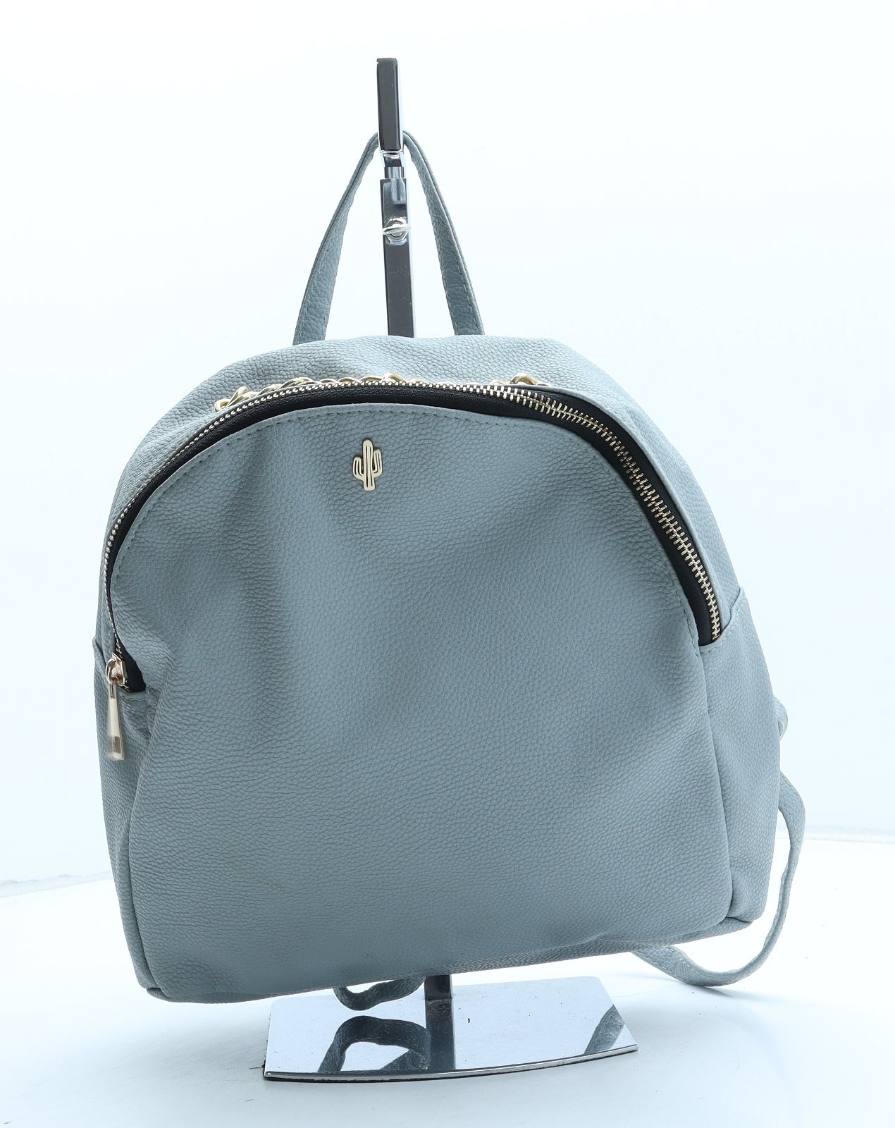 Primark Womens Green PVC Backpack Size Medium