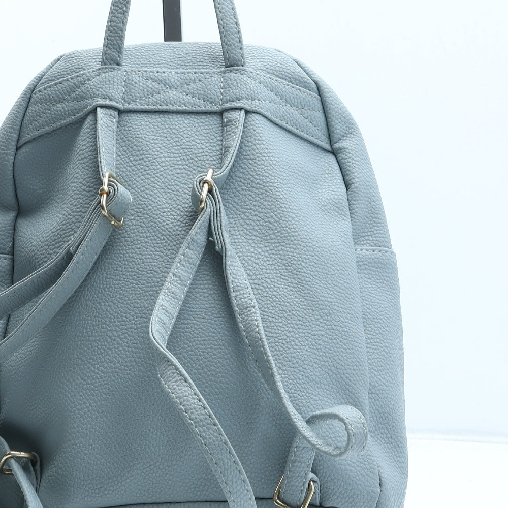 Primark Womens Green PVC Backpack Size Medium