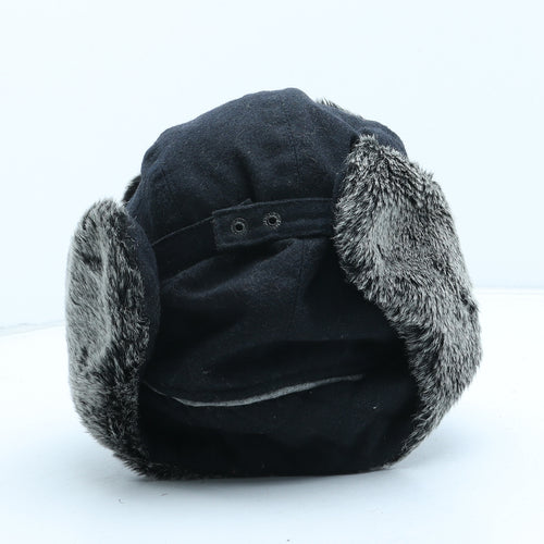 Matalan Womens Grey Wool Trapper Hat One Size
