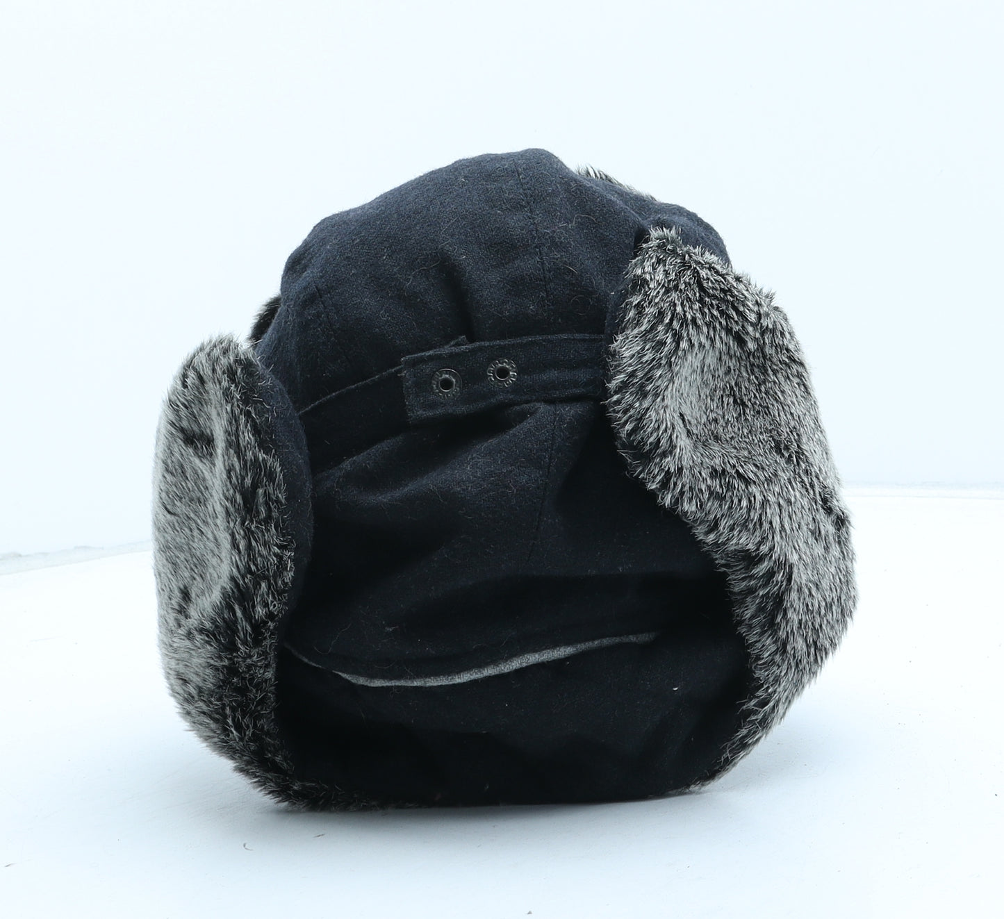 Matalan Womens Grey Wool Trapper Hat One Size
