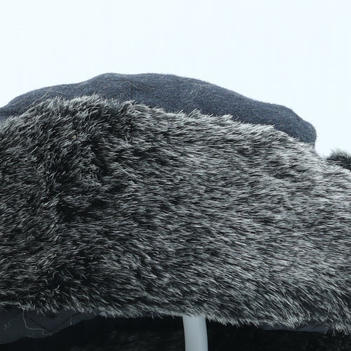 Matalan Womens Grey Wool Trapper Hat One Size