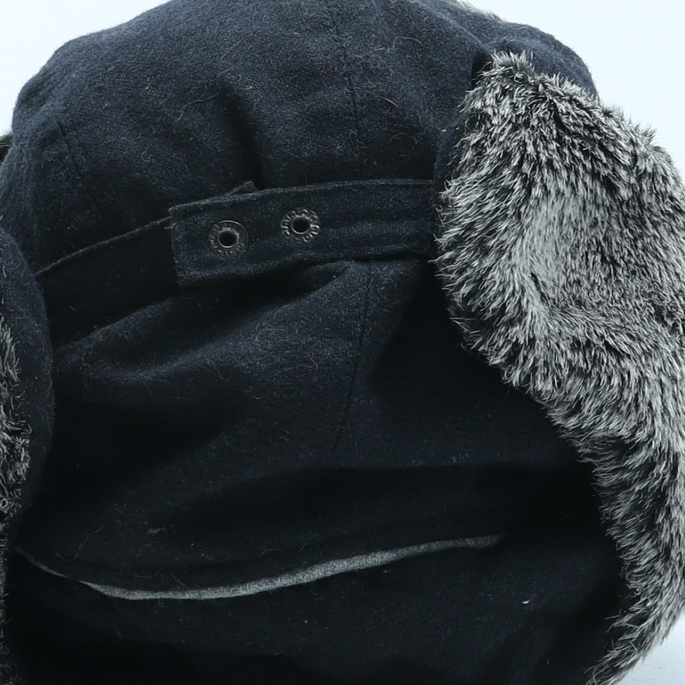 Matalan Womens Grey Wool Trapper Hat One Size