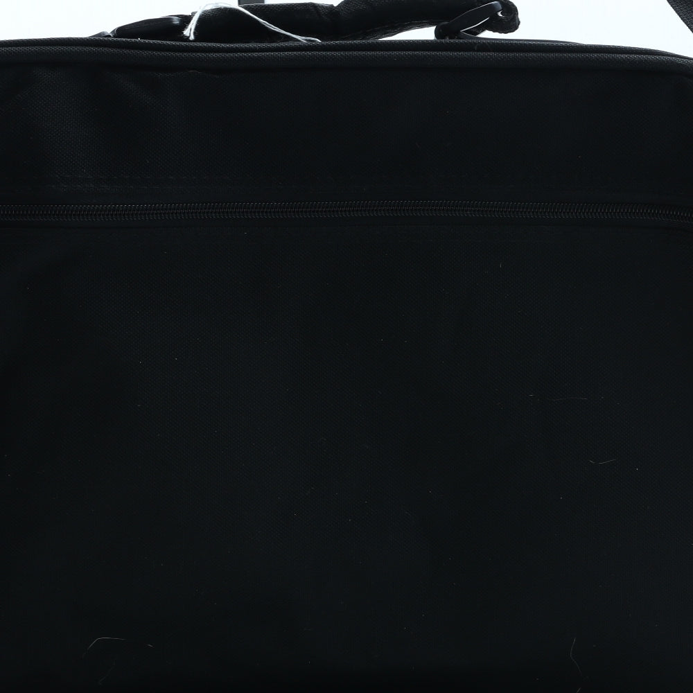 Trust Mens Black Polyester Laptop Bag Size Large