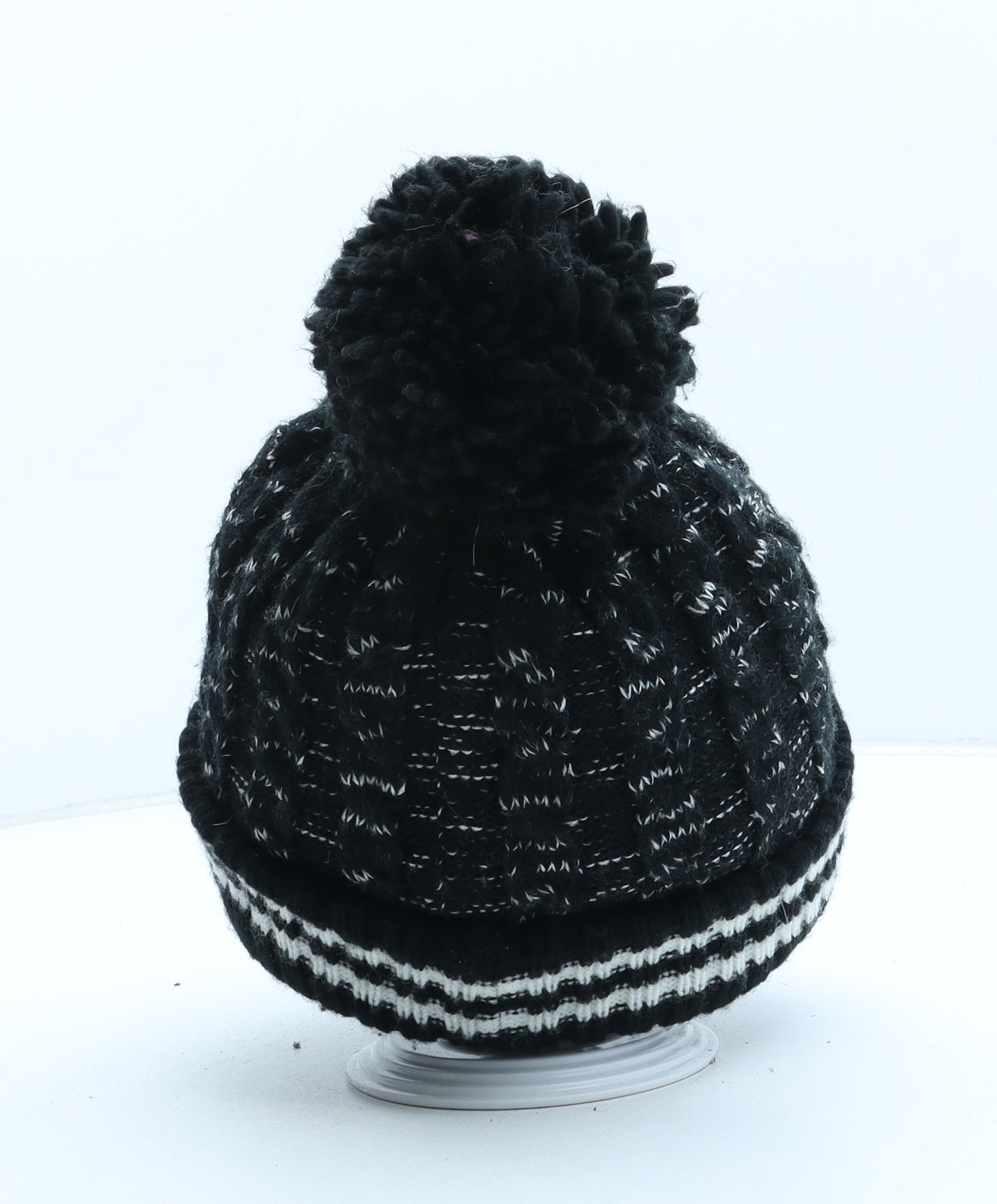 George Boys Black Acrylic Bobble Hat One Size - Star Wars Stormtrooper