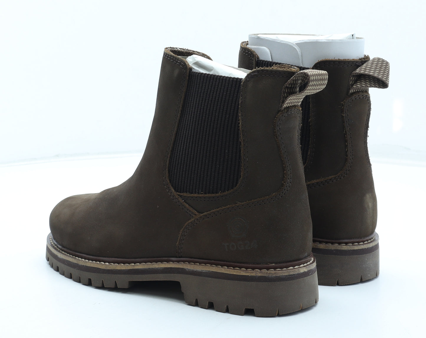 TOG24 Womens Brown Leather Chelsea Boot UK