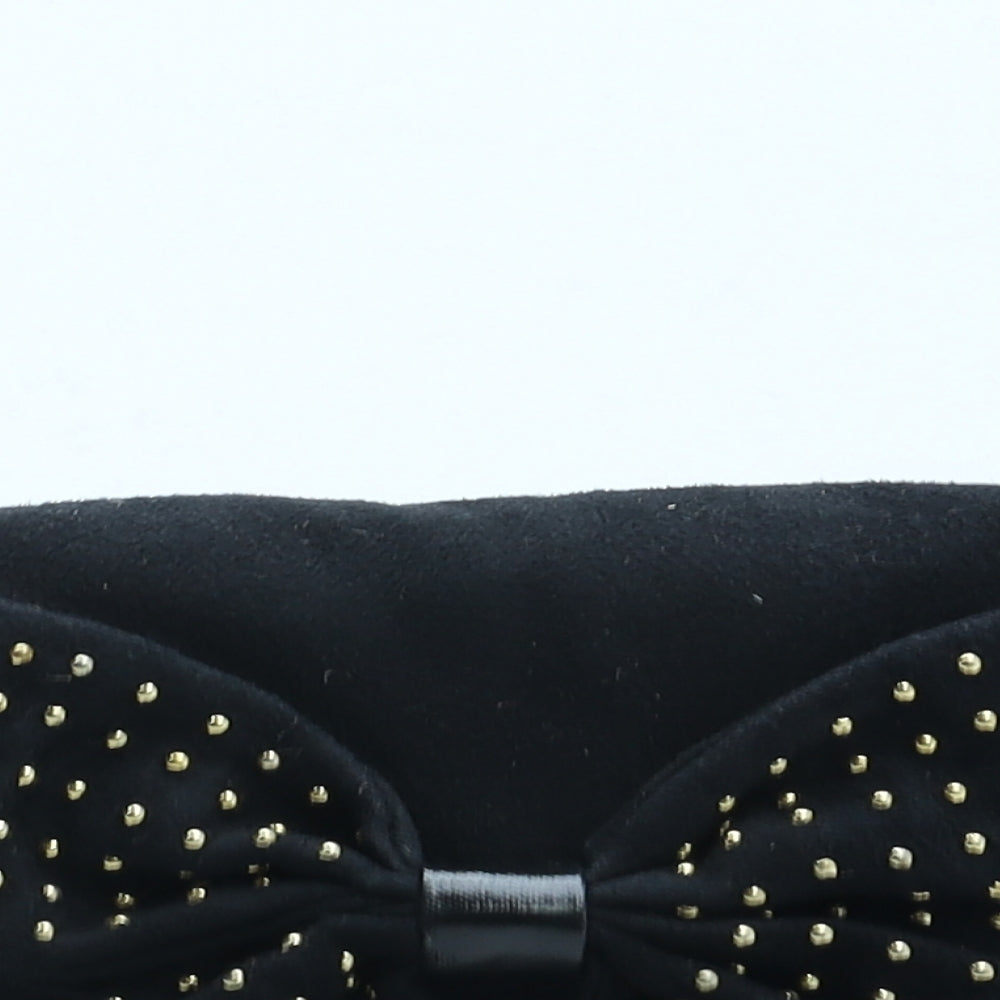 Topshop Womens Black Polyester Shoulder Bag Size Small