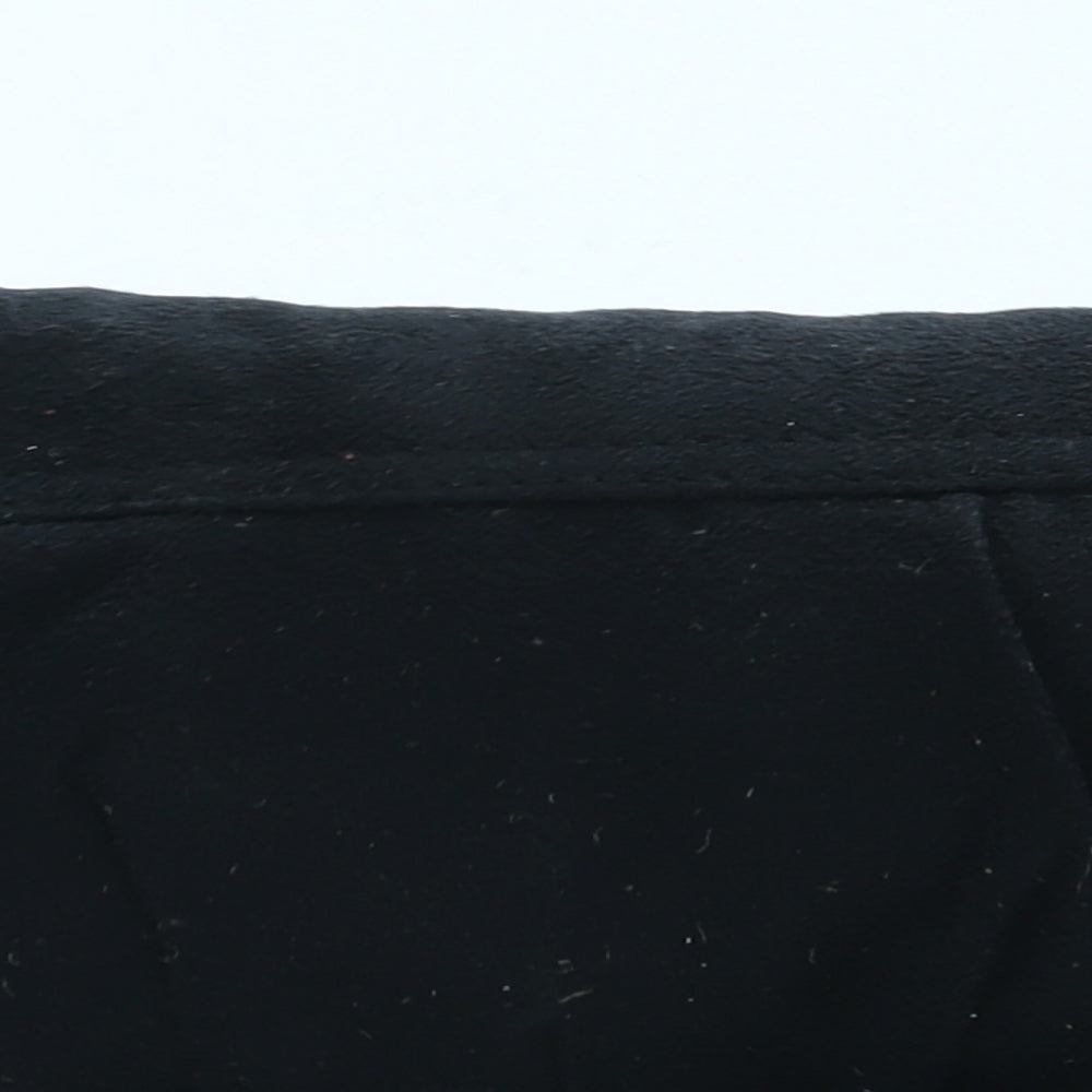 Topshop Womens Black Polyester Shoulder Bag Size Small