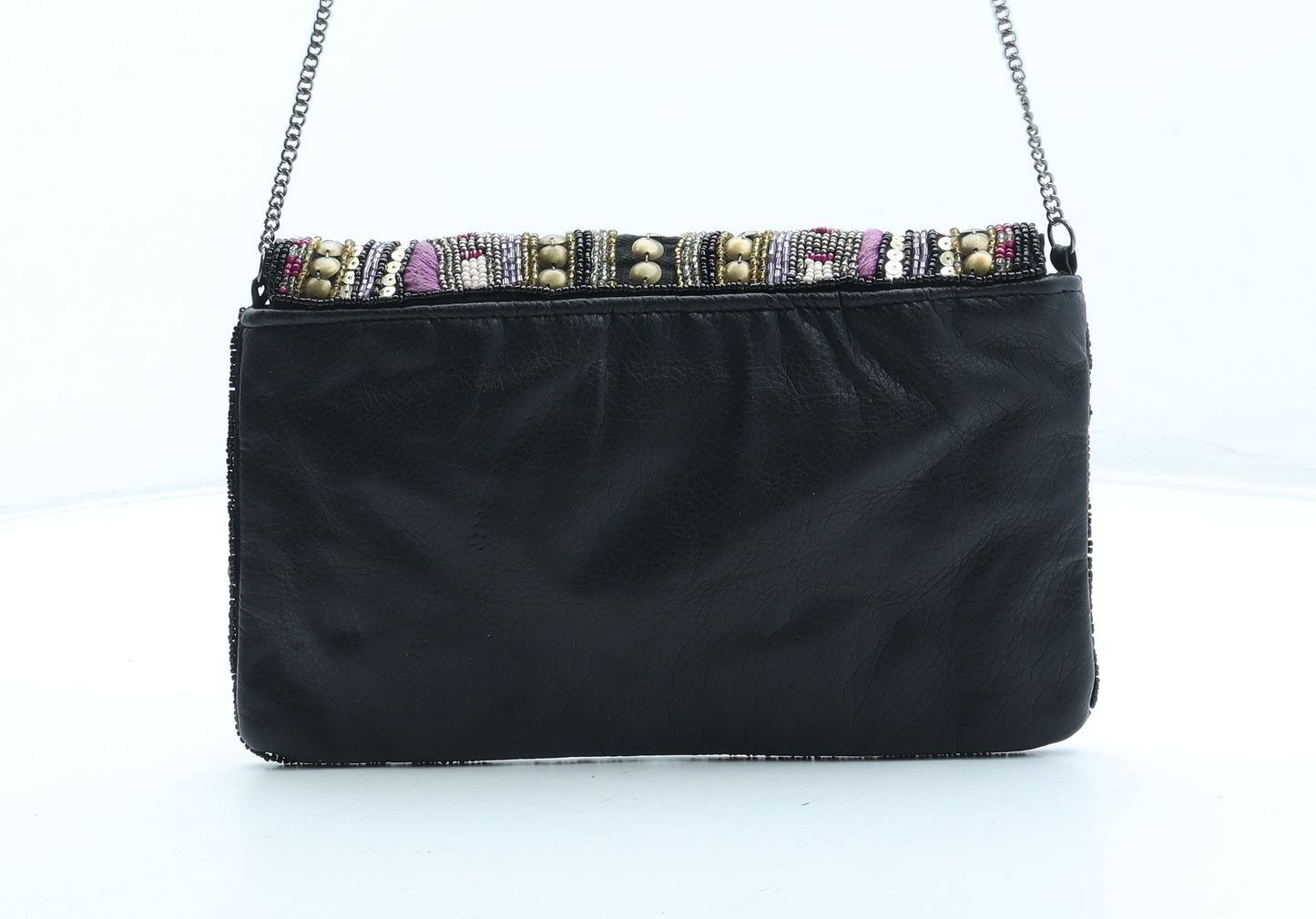 Atmosphere Womens Multicoloured Geometric Polyester Shoulder Bag Size Small