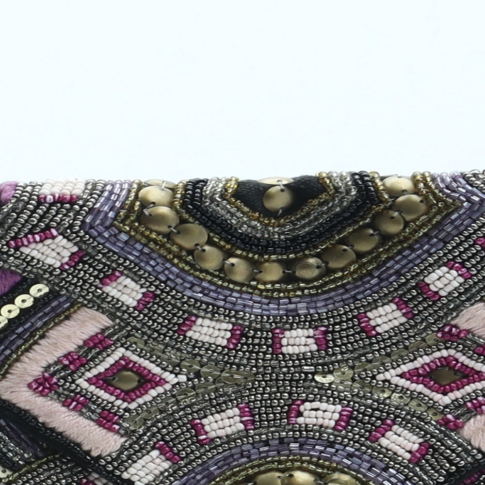 Atmosphere Womens Multicoloured Geometric Polyester Shoulder Bag Size Small