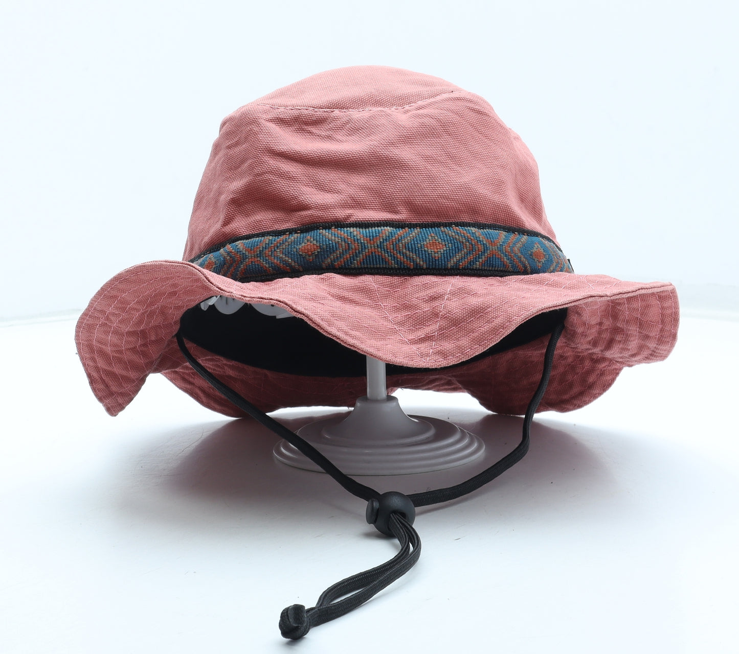 KAVU Womens Pink Cotton Bucket Hat One Size