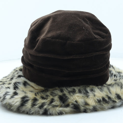 Bermona Trend Womens Brown Acrylic Winter Hat One Size