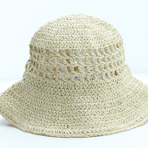 H&M Womens Beige Straw Sun Hat One Size