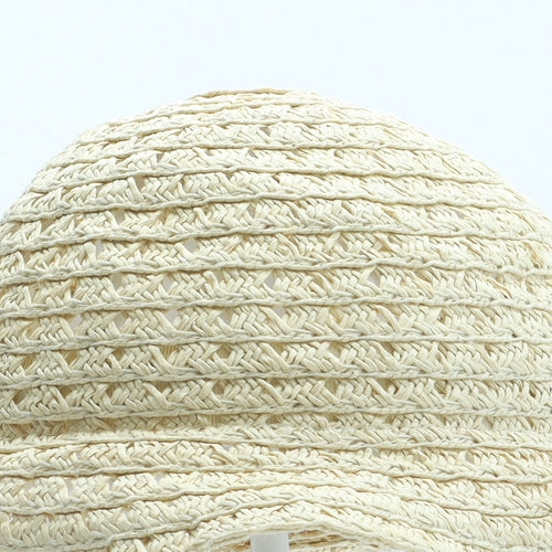 Primark Girls Beige Straw Sun Hat Size S - Size 12-24 months