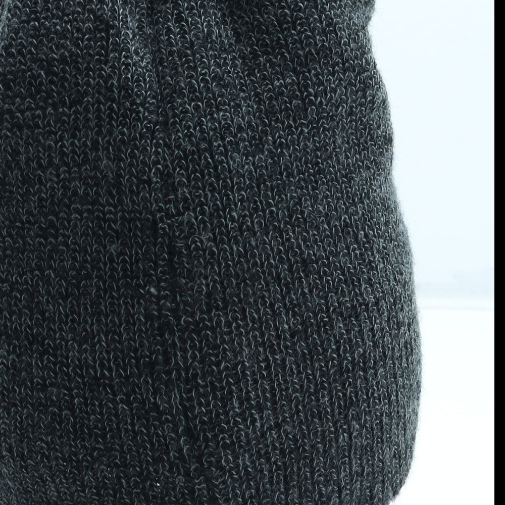 Dare Devil Mens Grey Acrylic Beanie One Size - Reversible The Punisher