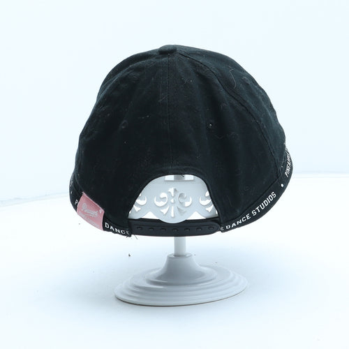 Primark Girls Black Cotton Snapback Size Adjustable - UK Size 4-7 Years