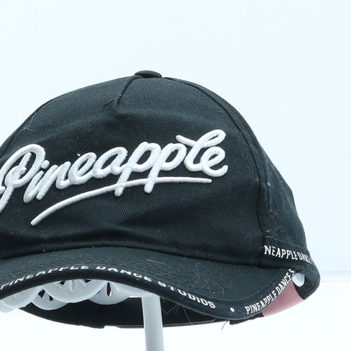 Primark Girls Black Cotton Snapback Size Adjustable - UK Size 4-7 Years