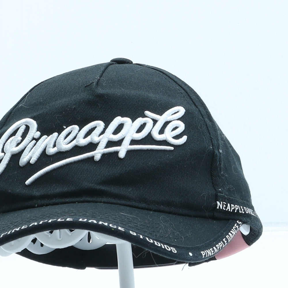 Primark Girls Black Cotton Snapback Size Adjustable - UK Size 4-7 Years