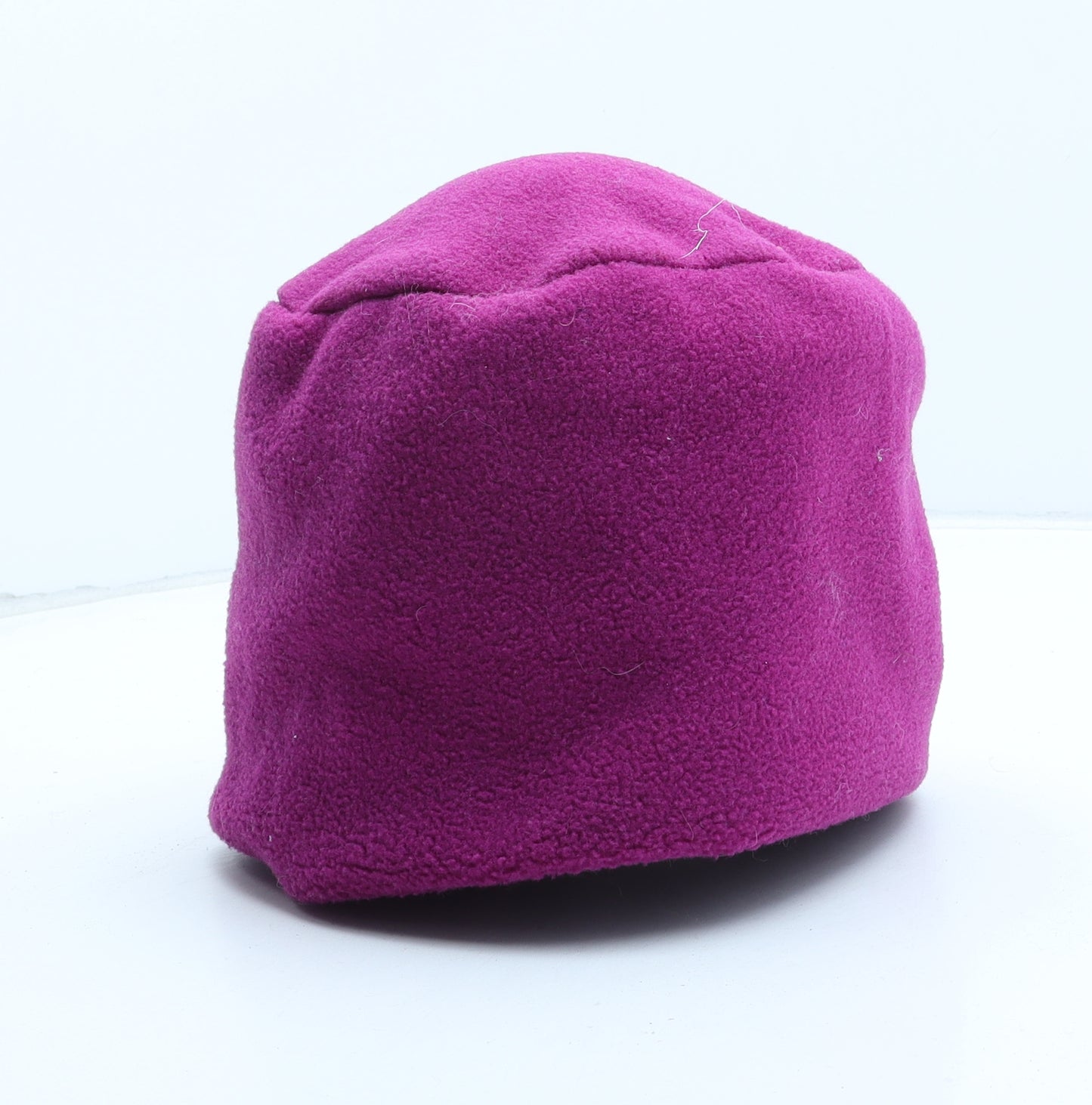 Preworn Womens Purple Polyester Beanie One Size