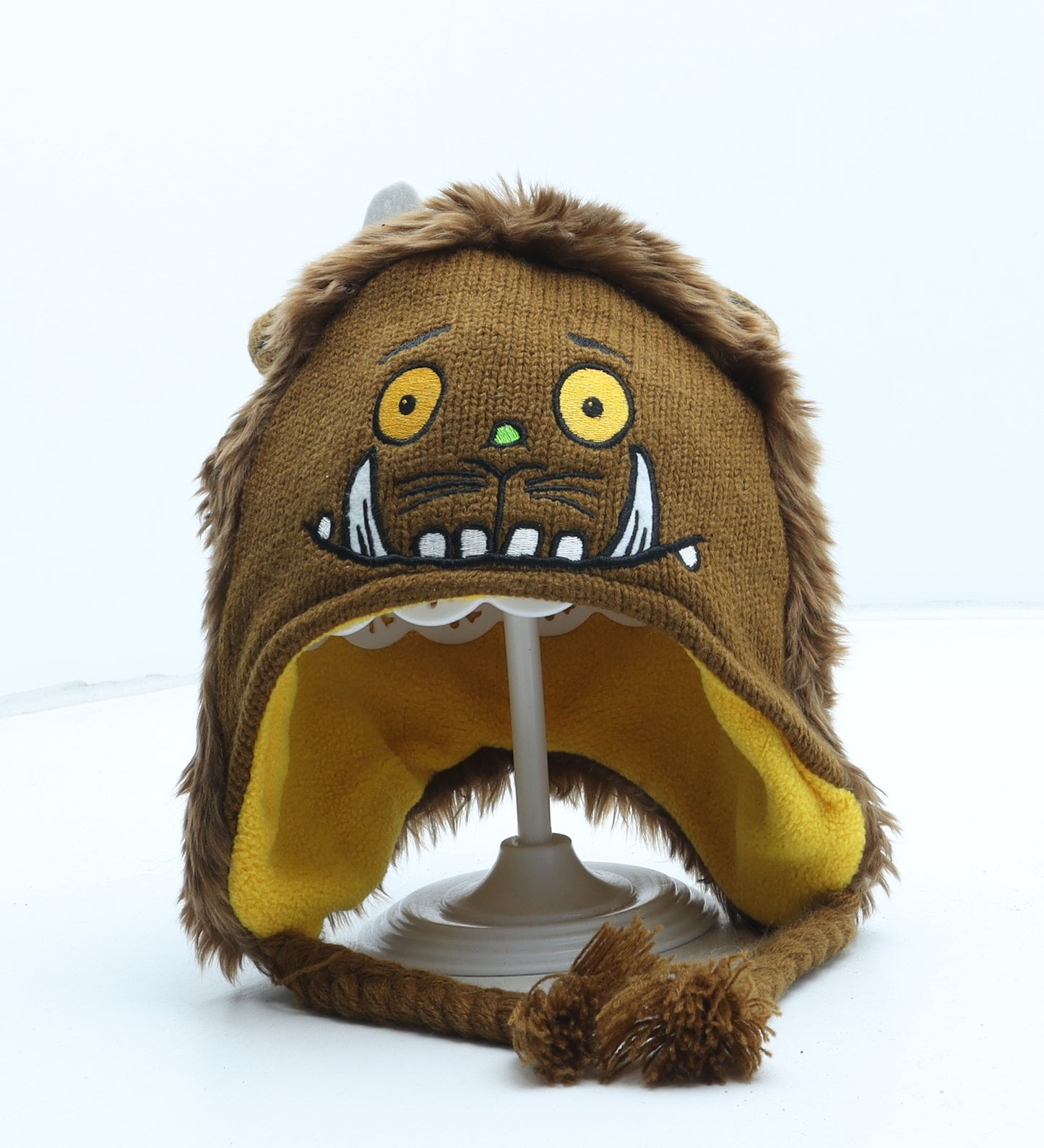 Mothercare Boys Brown Polyester Trapper Hat One Size - The Gruffalo