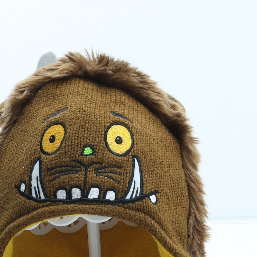 Mothercare Boys Brown Polyester Trapper Hat One Size - The Gruffalo