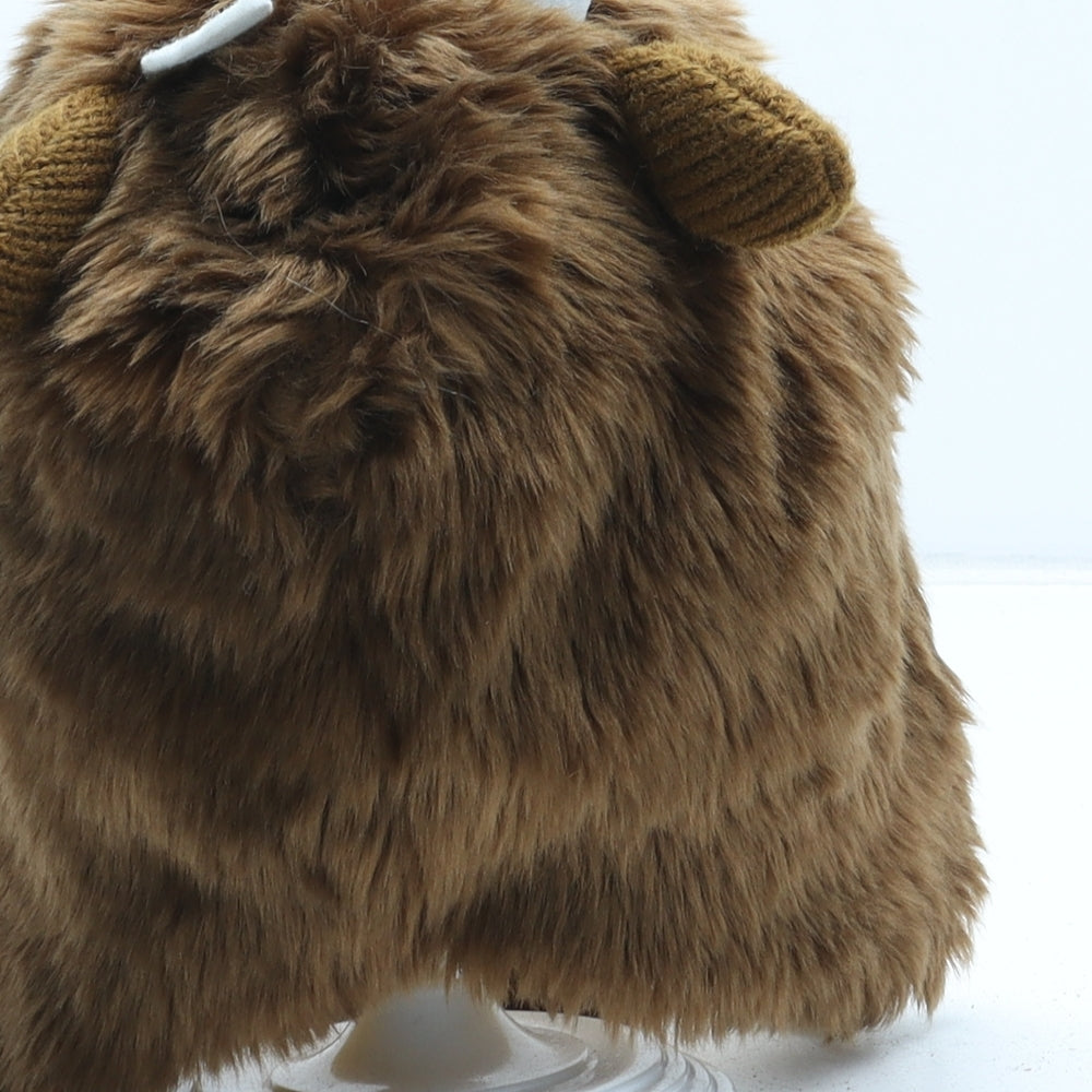 Mothercare Boys Brown Polyester Trapper Hat One Size - The Gruffalo