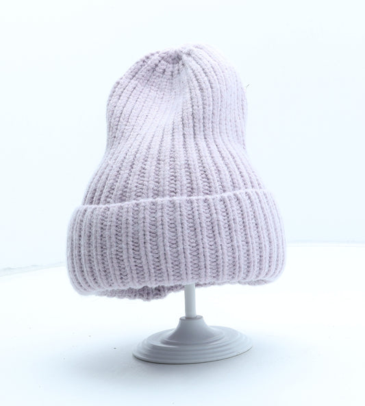 Primark Womens Pink Polyester Beanie One Size