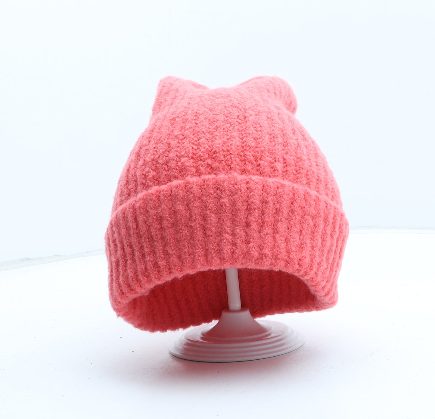 Matalan Womens Pink Acrylic Beanie One Size